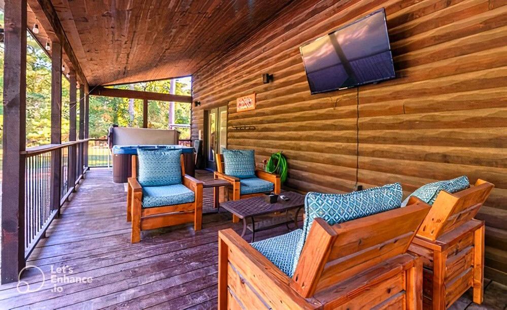 4Br/3Bth Family Cabin With A Hot Tub, Sleeps 14 Broken Bow Eksteriør billede